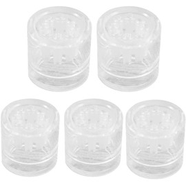 ANCLLO 5Pcs Transparent Acrylic 8 Holes Worm Catch Aquarium Supplies Planaria Traps