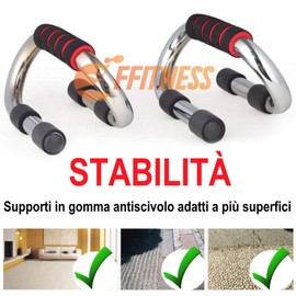 FFitness Push Up Stand Bars Unisex Adult, Blue, One Size