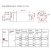 Brushless Micro Motor Speed Reduction DC12V for HighAccuracy Measuring Instrument(200rpm/min