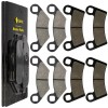 Caltric Front and Rear Brake Pads for Polaris RZR 570