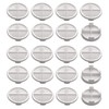 fiXte 70mm Lattice Design White Plastic Push in Circular Soffit
