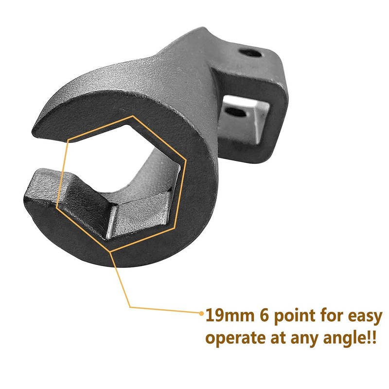 Mekar 19MM High Pressure Fuel Line Socket Compatible for Detroit