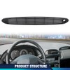 PIT66 Front Black Upper Defrost Grill Grille Vent Compatible with