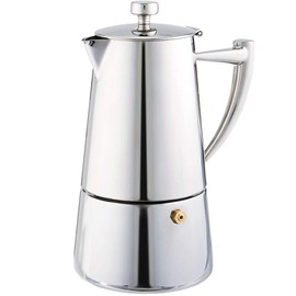 Cuisinox Roma 4-cup Stainless Steel Stovetop Moka Espresso Maker