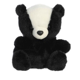 Aurora® Adorable Palm Pals™ Scout Skunk™ Stuffed Animal - Fun Collectible Plush for Kids and Adult Collectors - Perfect for Decorating Rooms and Birthday Gifts - Black 5 Inches