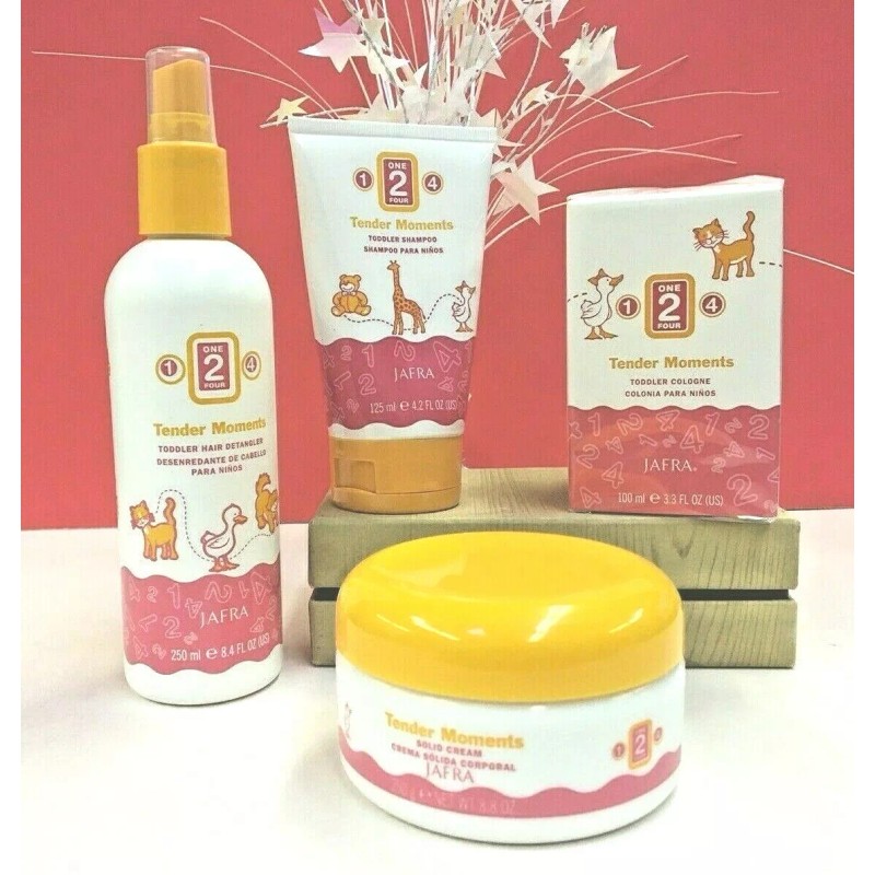 Jafra Tender Moments 1-2-4 SET Cologne + Hair Detangler +