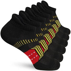 Suaskk Women's Ankle Socks 6 Pairs Athletic Running Cushioned Low Cut Socks