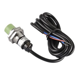 Heschen M18 Inductive Proximity Sensor Switch PR18-8DC Cylindrical Type Detector 8mm DC12-24V 2-Wire NC(Normally Closed) CE