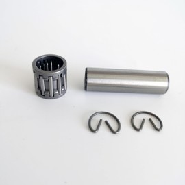 DONSP1986 V100 Piston Pin 12mm, Needle Bearing and Clips Combo - 2 Stroke 66cc/80cc/100cc Gas Motorized Bicycle