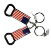 12Pack USA Flag Metal Bottle Opener Key Chain Key &