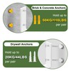 SAYAYO Heavy Duty Bracket White Shelf Bracket Heavy Duty 150