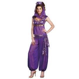 Papootz Sexy Ladies Arabian Princess Fancy Dress Costume Jasmine Bollywood Belly Dancer Size 14