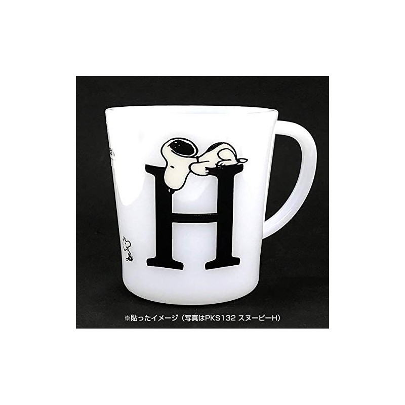 Snoopy [Sticker] Heat and Water Resistant Initial Sticker / Letter