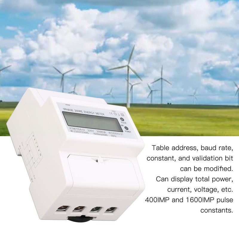 Watt Meter Electricity Usage Monitor Current Voltage Tester 1 Phase