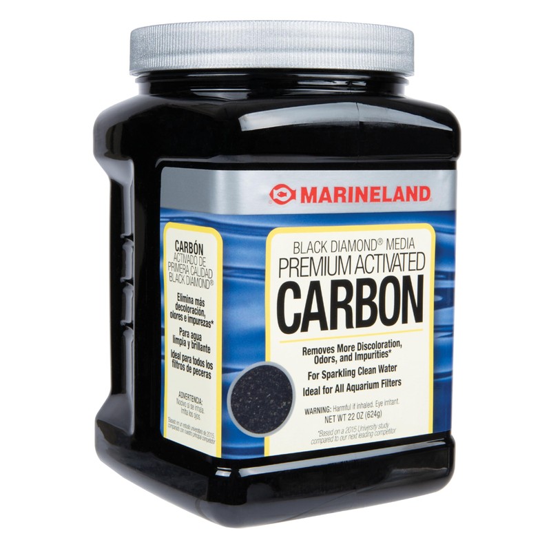Marineland Black Diamond Premium Activated Carbon 22 Ounces, Filter Media