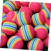 NOLITOY Attractive 63mm Rainbow Balls 8 Pack Eva Training Balls
