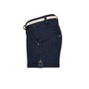 Eight2Nine Women's Chino Shorts with Braided Belt, dark blue