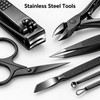 24-Piece Manicure & Pedicure Nail Care Set – Stainless Steel