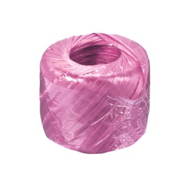 MECCANIXITY Polyester Nylon Plastic Rope Twine Household Bundled for Packing Gardening Craft,100m Length,Pink Pack of 1