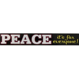 Licenses Products CDX Peace for Everyone Sticker