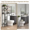 LimeHill Over The Toilet Storage Rack, 4-Tier Bathroom Over Toilet