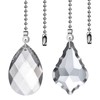 2PCS Ceiling Fan Pull Chains, Premium Fan Pull Chain with