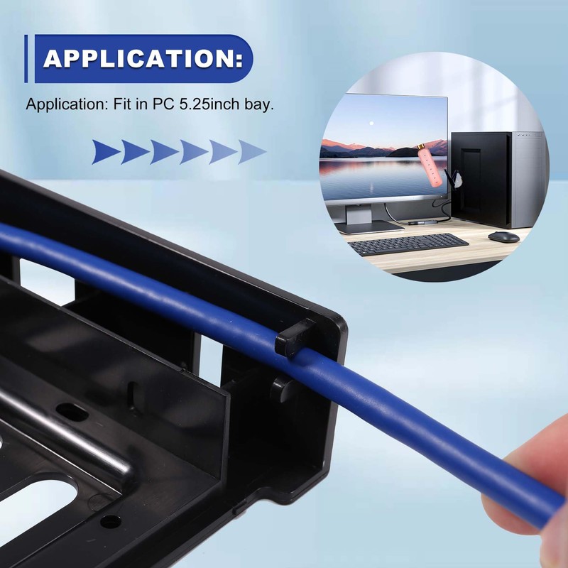 Plomevry 2 X USB 3.0 Front Panel with 3.5Inch Device/HDD