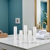 5pcs White 1oz Travel Bottles Empty Refillable Toothpaste Tube Containers