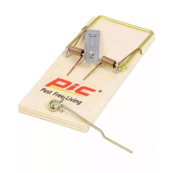 PiC New Wooden Mouse Traps 2pk by PiC (109558). Disposable
