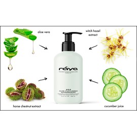 RAYA Aloe Cucumber Astringent 16 oz (202) | Gentle Pore Tightening and Smoothing Facial Toner for Dry and Sensitive Skin | Helps Refine, Cool, and Sooth | Smooths Complexion When Used Before Make-Up