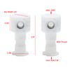 LC LICTOP Wall Hung Toilet Fixing Bolts Kit, Zinc Plated