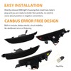 DERMOKA LED Side Marker Lights Front Rear Bumper Parking Signal