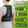 Hempvana Arrow Posture - Fully Adjustable Posture Support & Posture