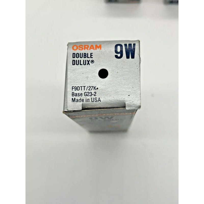 OSRAM Lot of 4 Osram Double Dulux 9W F9DTT/27K Base
