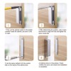 MousikeCabinet Magnets 25lb Stainless Steel Magnetic Door Catch with Strong