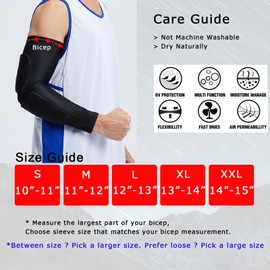 BOPEAN 2PCS Arm Elbow Sleeves Crashproof Pads for Youth Adult Sports