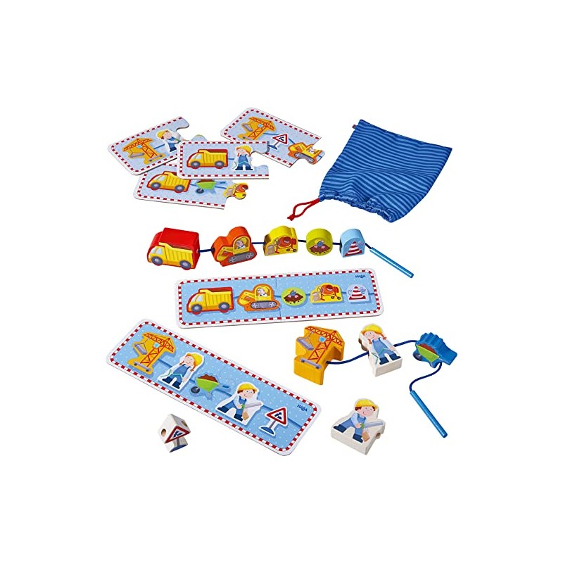 HABA 302155 Fädelspiel Baustelle
