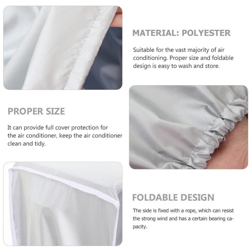 LIFKOME Outdoor Air Conditioner Cover Split Unit Sun Protection Polyester