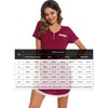 Vlazom Women's Nightdresses & Nightshirts Sexy Lace Trim Sleep Shirt