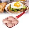 4 Hole Egg Frying Cooker Pan Non Stick Flat Bottom