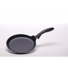 Swiss Diamond 9.5" Nonstick Aluminum Crepe Pan, Dishwasher and Oven Safe, PFOA Free, Gray Crepe Pan