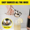 SHIKORI Lemon Squeezer, Large Heavy Duty Handhelp Juicer for Lemon,