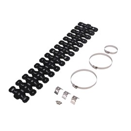 Motorcycle Motorcycle Chamber Guard Scarf Cover Protector YZ125 YZ125X YZ250X KX65 KX85 KX100 YZ85 CR85 RM85 CRM85 CRM250R CRM250AR RMX250R DT230 Lanza DT200WR CR125 KTM, etc. General purpose Outside Product (Black)