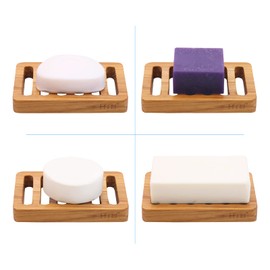 HTB HTB-SH1 Soap Case, Soap Stand, Wooden Soap Holder, Soap Tray, Stylish, For Sponges, Eco Material, Sustainable, Soap Stand, Washroom, Bath