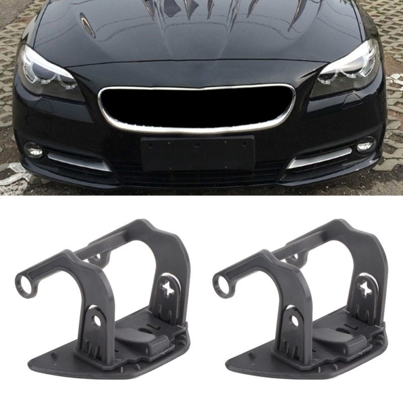 Front Bumper Headlight Washer Water Spray Cover 51117332684 Replacement for