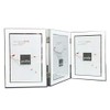 Profile Products Metal Photo Frame Eternal Silver Triple 4x6 -