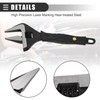 Motoforti Universal Adjustable Spanner Wide Jaw Opening Wrench Automotive Tool,