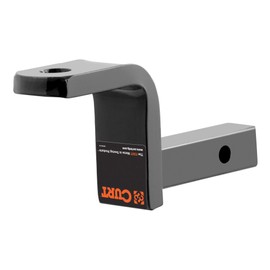 CURT 45017 Class 2 Trailer Hitch Ball Mount, Fits 1-1/4-Inch Receiver, 3,500 lbs, 3/4-Inch Hole, 3-1/4-Inch Drop, 2-5/8-Inch Rise