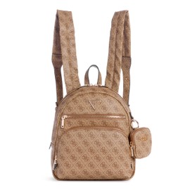 GUESS Power Play Tech Backpack, Latte Logo