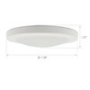 Design House 588160 Paxton Modern Integrated LED Disk Light Indoor/Outdoor